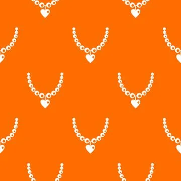 Necklace pattern seamless イラスト素材