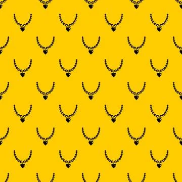 Necklace pattern vector Stock Illustration