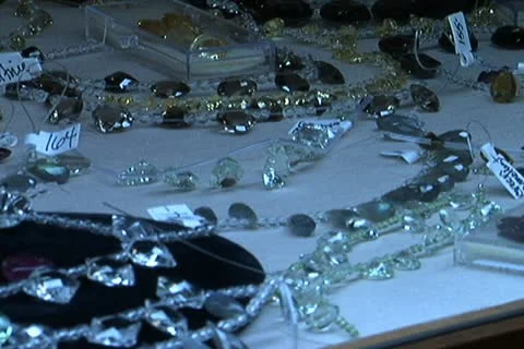 Necklaces on Display 動画素材 10687032