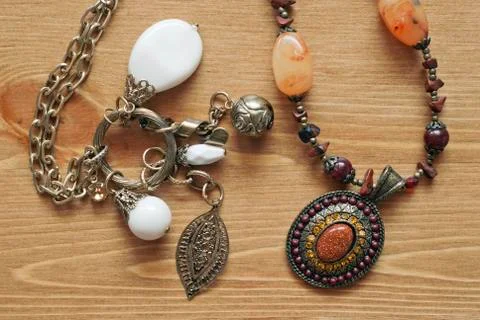 Necklaces Stock Photos