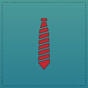 Necktie computer symbol Stock-Illustration