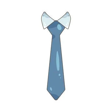 Necktie dad Stock Illustration