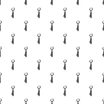 Necktie pattern seamless Stock Illustration