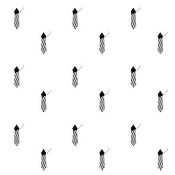Necktie seamless pattern vector Stock Illustration
