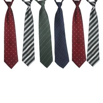 Necktie set Stock Photos