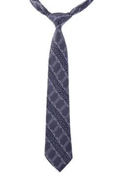 Necktie on white background Stock Photos