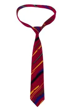 A necktie on white background Stock Photos