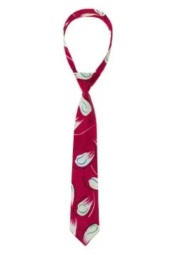 Necktie on white background Stock Photos