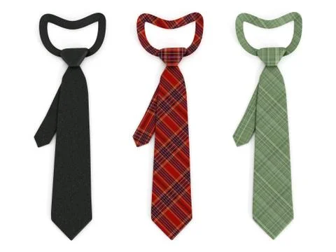 Neckties Stock Illustration