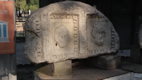 Necropolis, Gorgippia,  Video stock 95342816