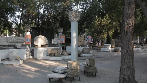 Necropolis, Gorgippia,  Video stock 95342912