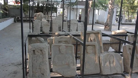 Necropolis, Gorgippia,  Video stock 95343020