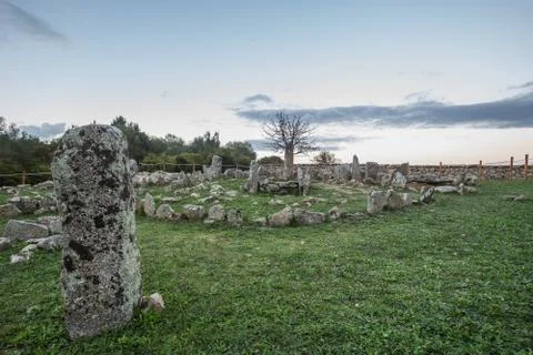 Necropolis of Li Muri Stock Photos