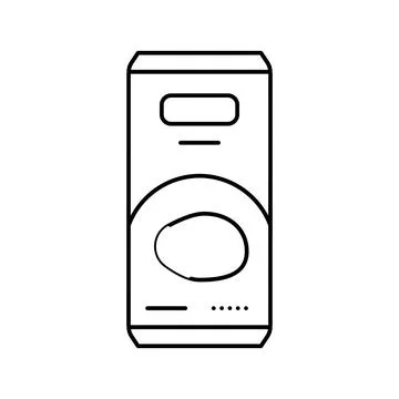 Nectar mango fruit line icon vector illustration 스톡 일러스트