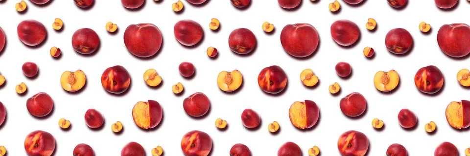 Nectarine background Stock Photos