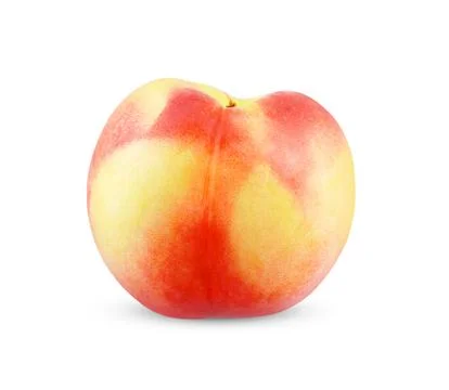 Nectarine isolated on white background. Stock Photos