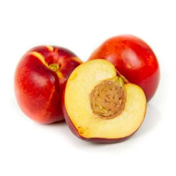 Nectarines isolated Foto stock