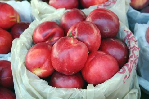 Nectarines Foto stock