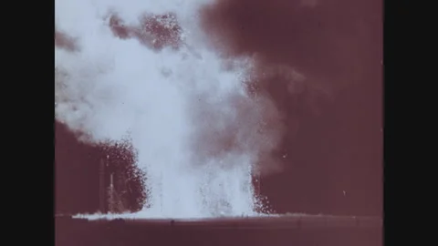 Nedelin catastrophe. The moment of the explosion Video stock 296126144