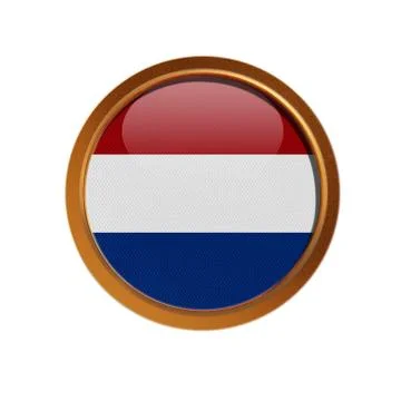 Nederland flag Stock Illustration