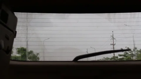 Need to buy wipers on the car Stock Footage 78254953