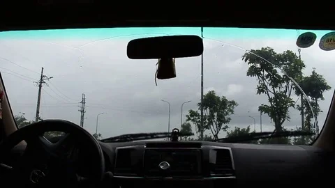 Need to buy wipers on the car Stock Footage 78254989
