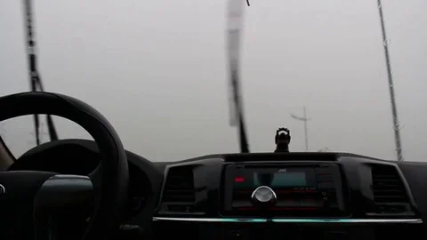 Need to buy wipers on the car Stock Footage 78257041