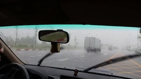 Need to buy wipers on the car Stock Footage 78257101