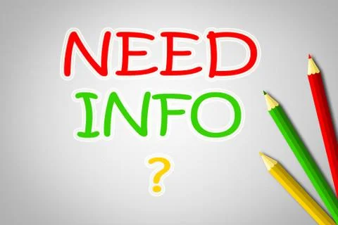 Need info concept Stock Illustration