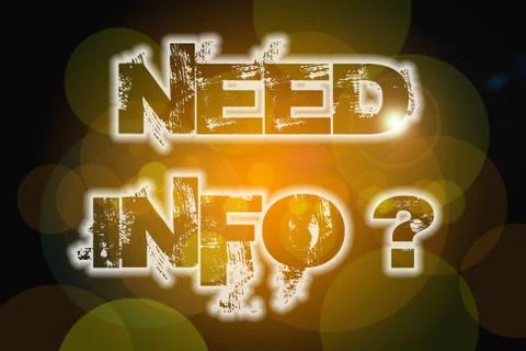 Need info concept Stock Illustration