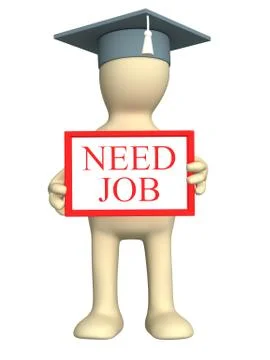 Need job Stock Illustration