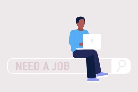 Need a job Stock Illustration