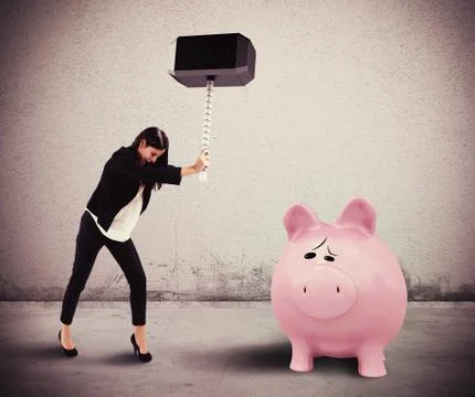 Need savings Stock Photos