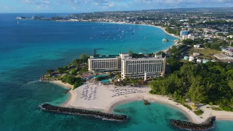 Needham's Point Light House, St. Michael, Barbados Stock Footage 324767963