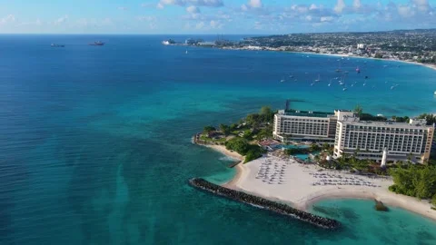 Needham's Point Light House, St. Michael, Barbados Stock Footage 324770750