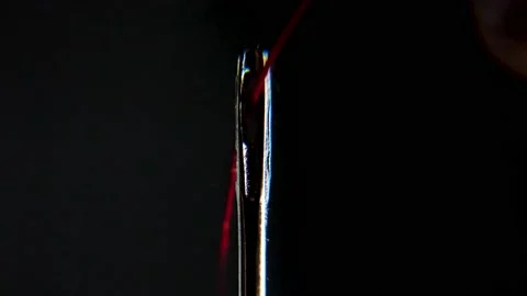 Needle and red thread 動画素材 177506103