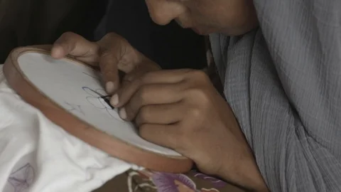 Needle and Thread 2 Video stock 102221531