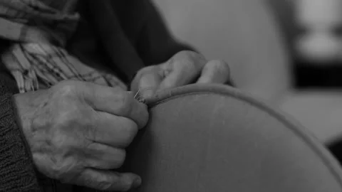 Needle and thread Stock Footage 256242918