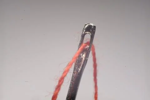 Needle and Thread, Macro 스톡 사진