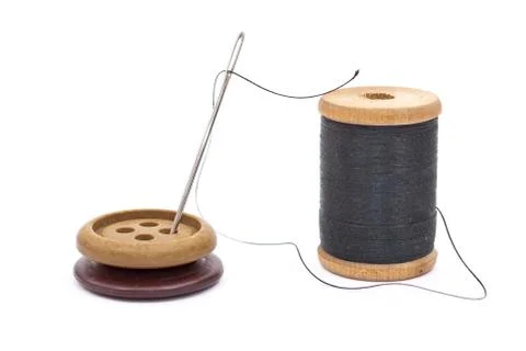 Needle and thread Stock Photos