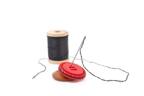 Needle and thread Foto stock