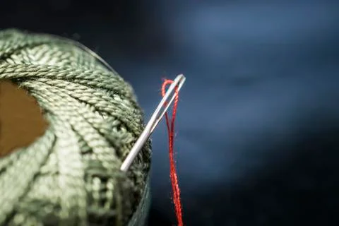 Needle and Thread Stock Photos