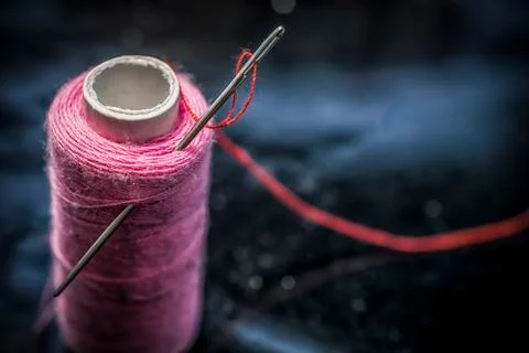 Needle and Thread Stock Photos