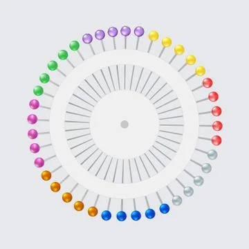 Needle background Stock Illustration