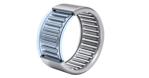 Needle bearing with partial section view rotation Video stock 303582921