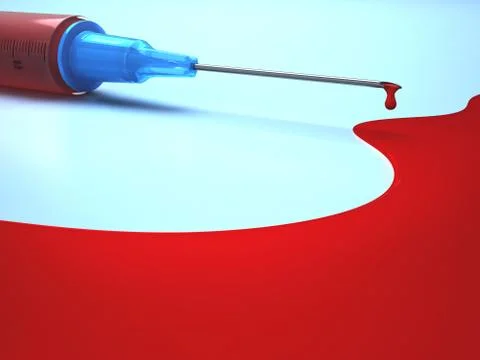 Needle Blood Stock Illustration