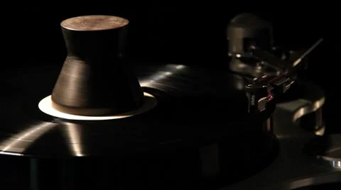 Needle Dropped on the Vinyl Video stock 7760150
