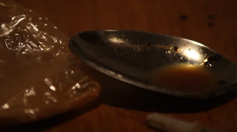 Needle For Drug Injection Stock Footage 28838039