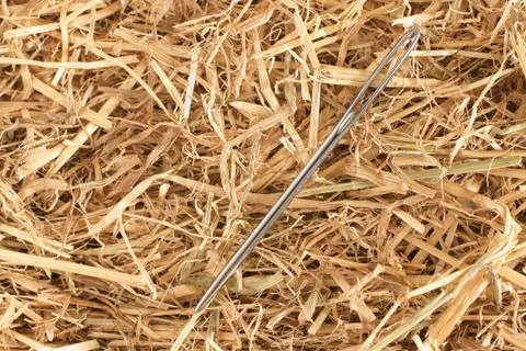 Needle in a haystack Stock Photos