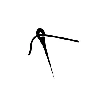 Needle icon vector Stock Illustration